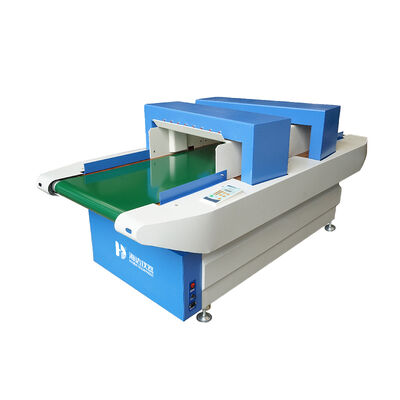 Двухголовочный металлодетектор для текстиля с шириной обнаружения 600 мм и скоростью конвейера 24 м/мин